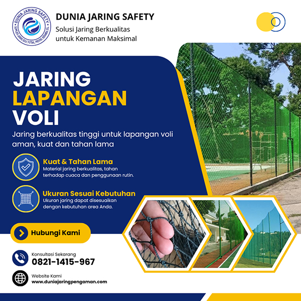 Jaring Lapangan Voli